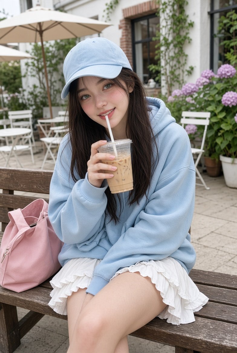 Social Media Post - Korean Style Cafe Lifestyle — output 1