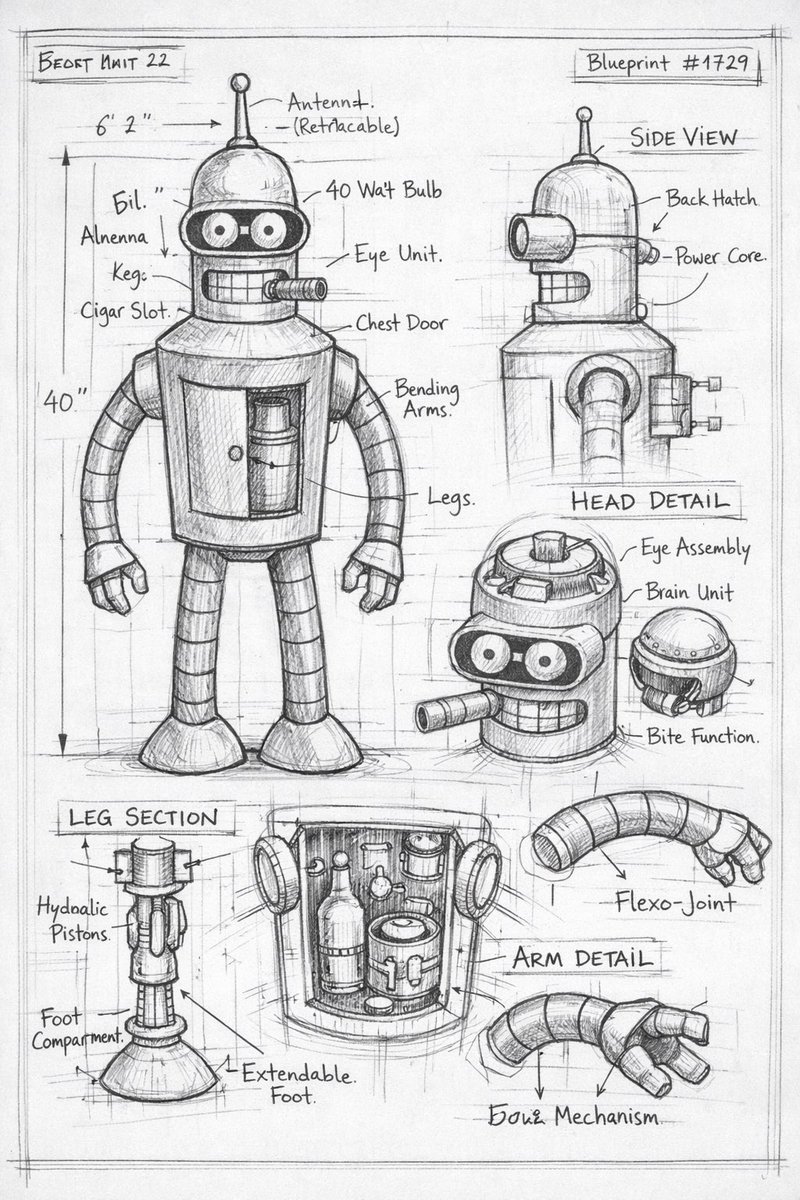 Pencil Sketch Schematic — output 1