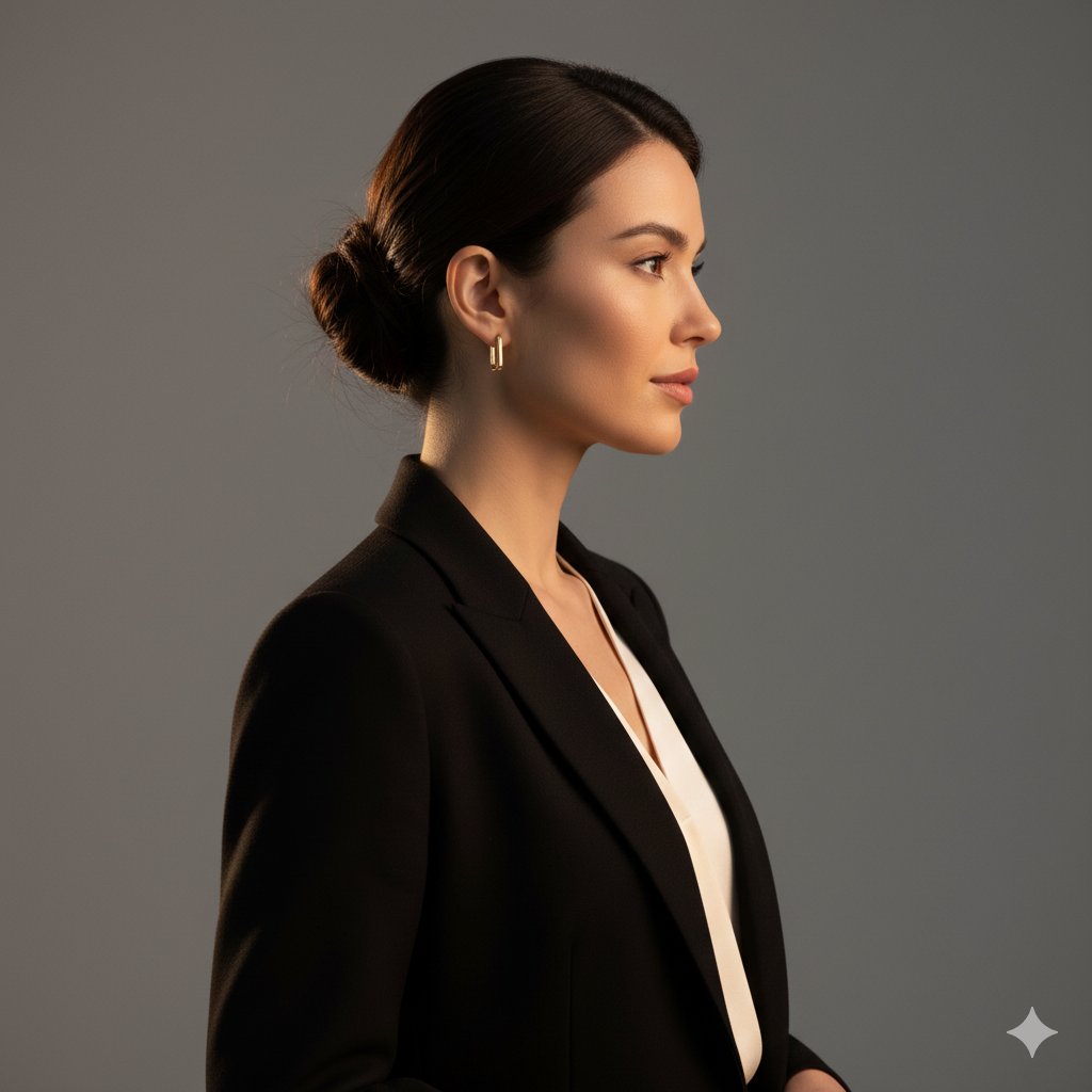 Ultra-Photorealistic Cinematic Side Profile Portrait Prompt — output 1