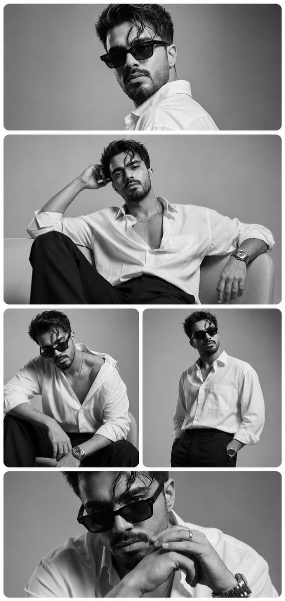 Social Media Post - Monochrome Fashion Editorial Multi-Frame Collage — output 1