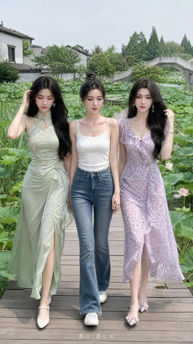 Social Media Post - Realistic Countryside Lotus Pond Snapshots — output 1