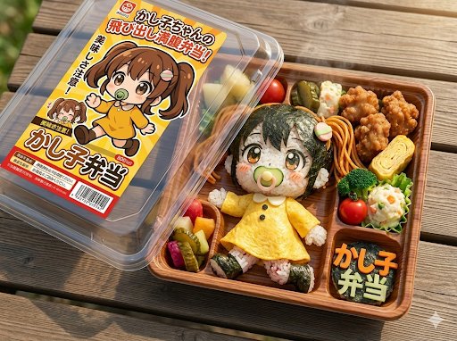 E-commerce Main Image - Character Ekiben (Lunch Box) Product Shot — output 1