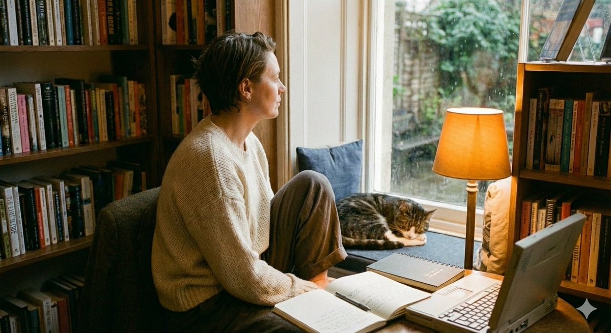 Cozy Cinematic Indoor Scene with Warm Lighting — output 1