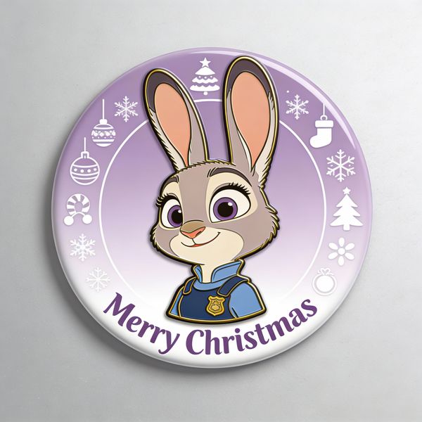 Zootopia Judy Enamel Fridge Magnet — output 1