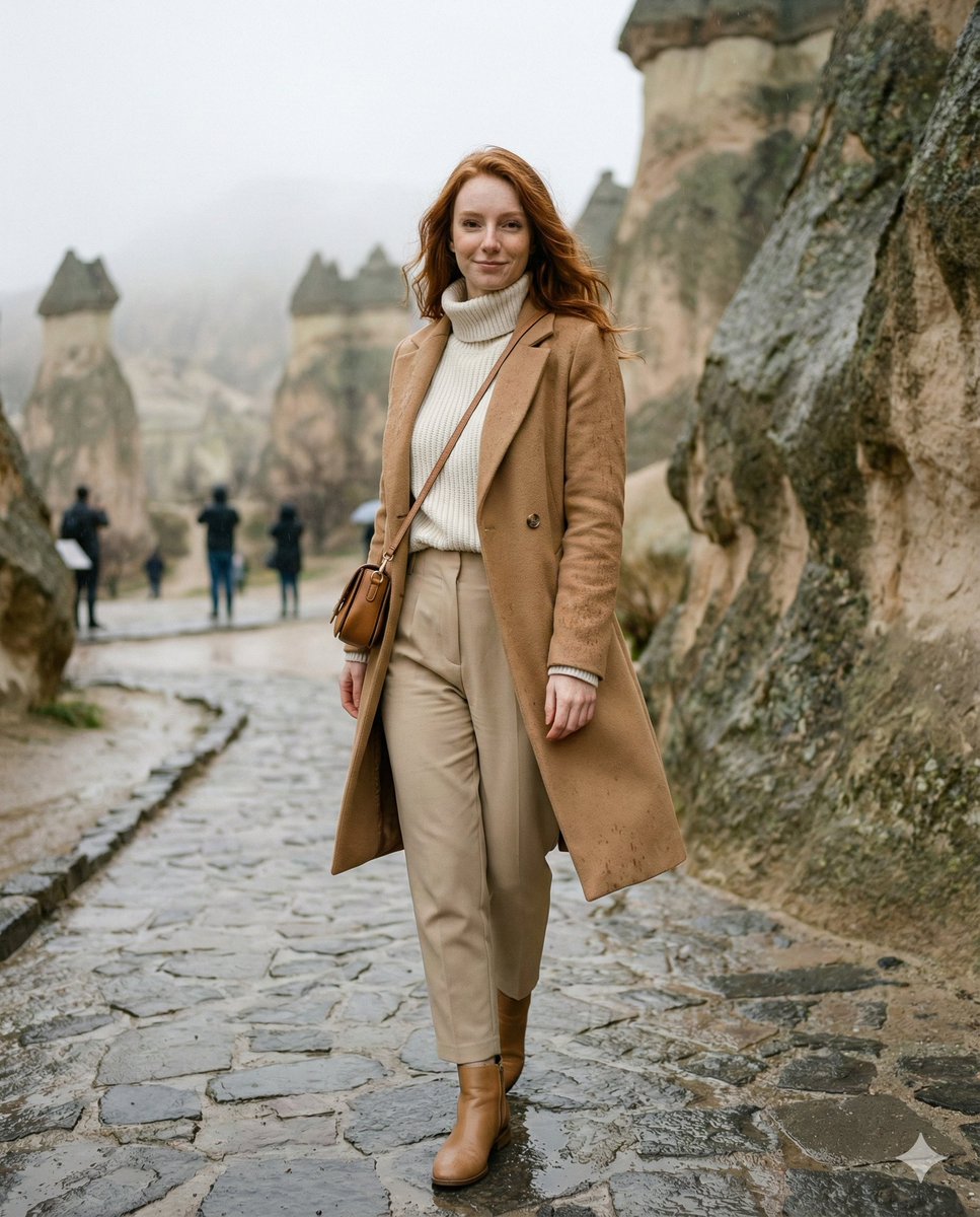 Winter Travel Influencer Editorial Prompt (Cappadocia) — output 1