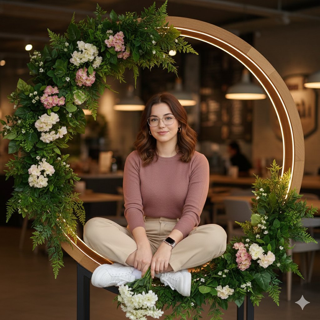 Profile / Avatar - Ultra-realistic café lifestyle portrait with identity lock prompt — output 1