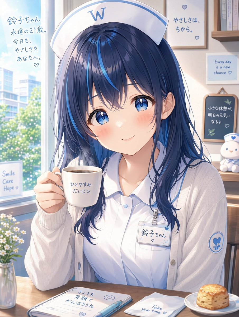 Social Media Post - White Wing Nurse Cafe Portrait — output 1