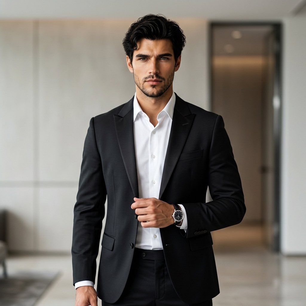 Profile / Avatar - Premium Formal Wear Portrait with Identity Preservation — output 1