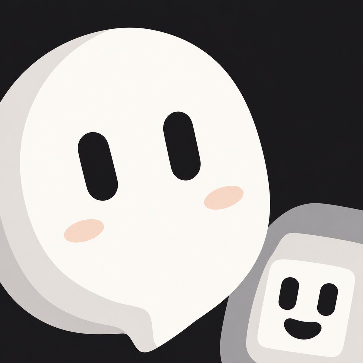 Profile / Avatar - Cute Speech Bubble Mascot Profile Icon — output 1
