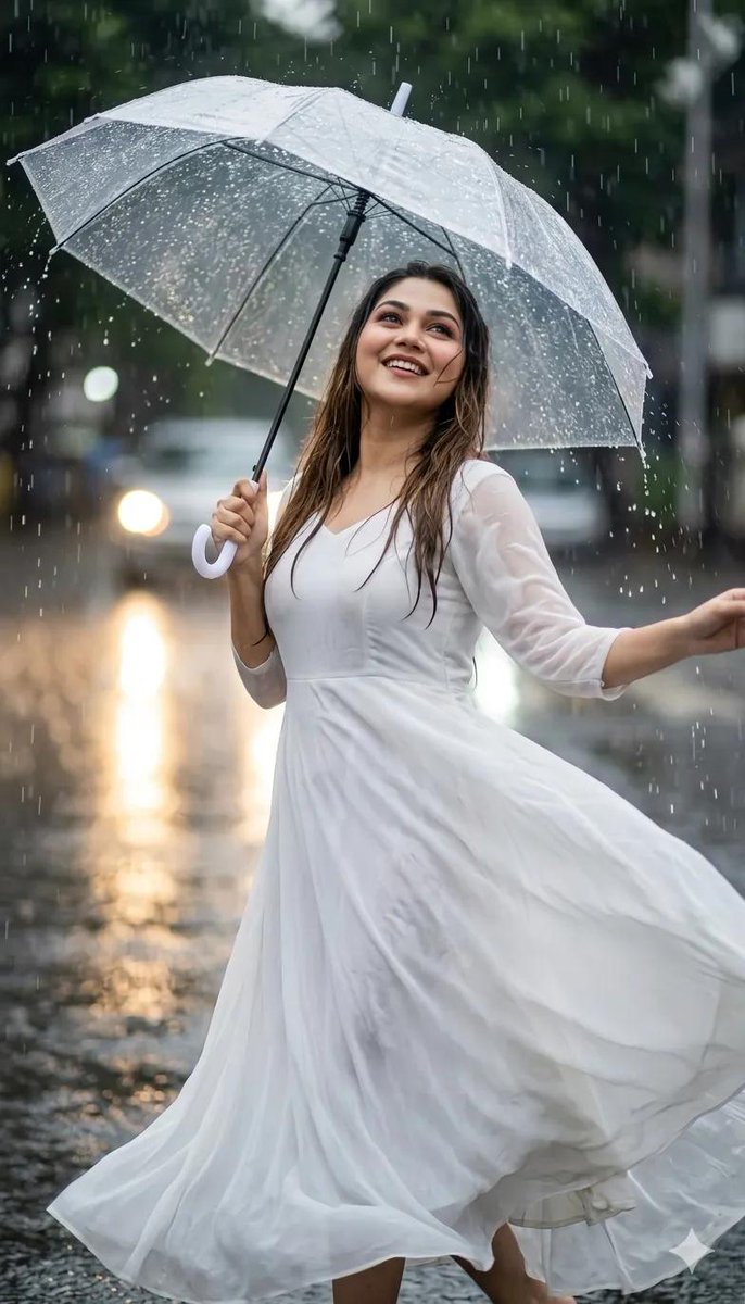 Graceful Dancing in the Rain Portrait — output 1