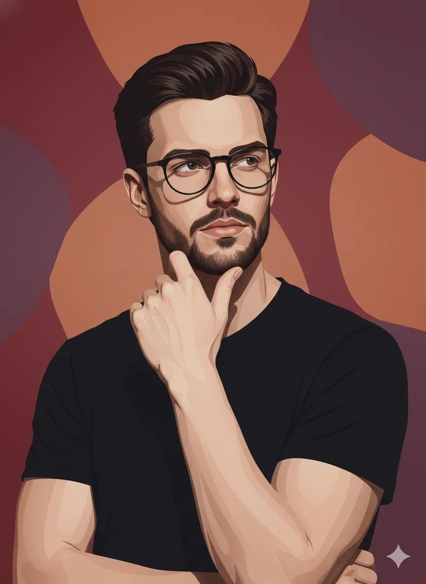 Vector Art Digital Illustration Portrait — output 1