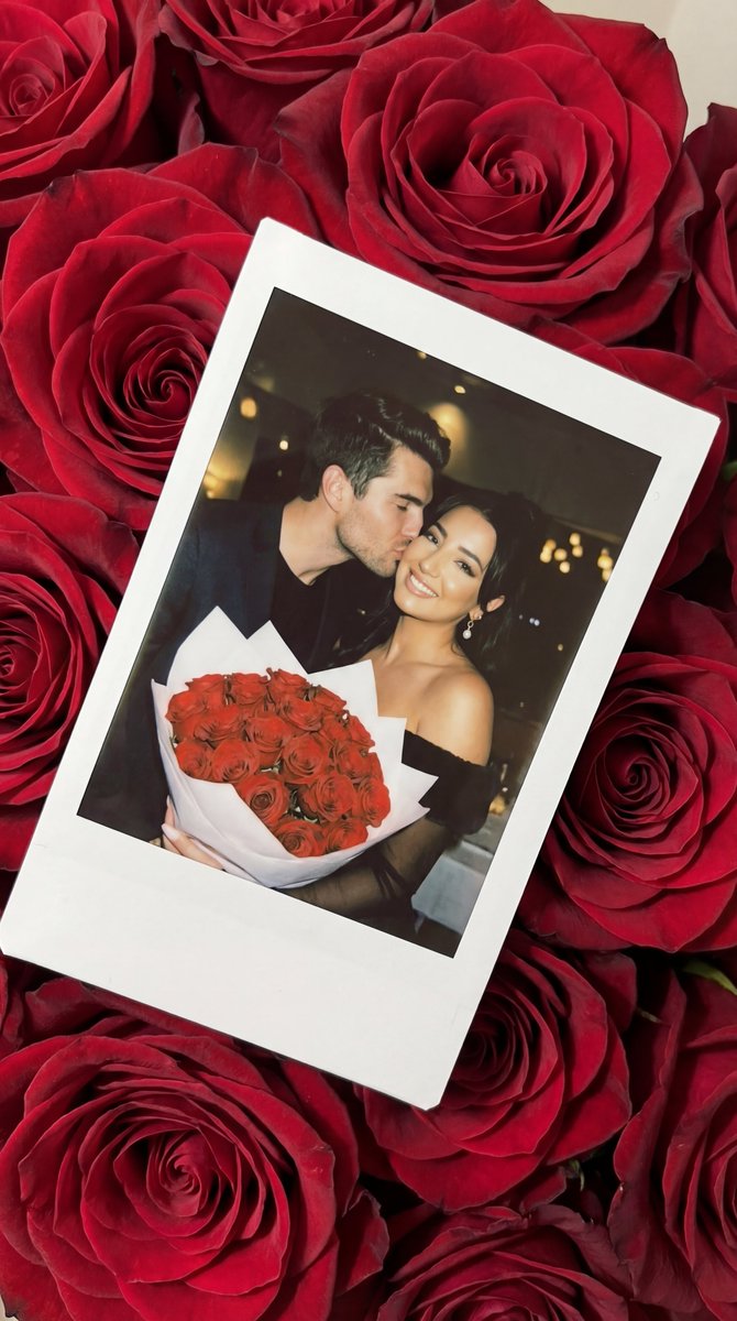 Photorealistic Polaroid Still Life on Red Roses Prompt — output 1