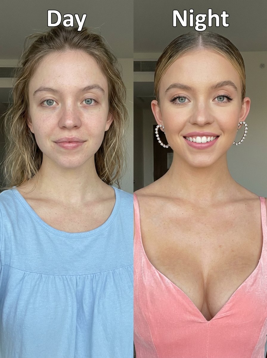 Day vs. Night Split Portrait Comparison — output 1