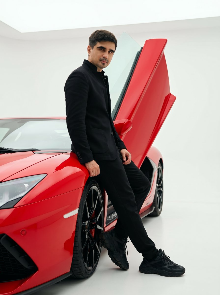 Social Media Post - High-Fashion Supercar Editorial — output 1