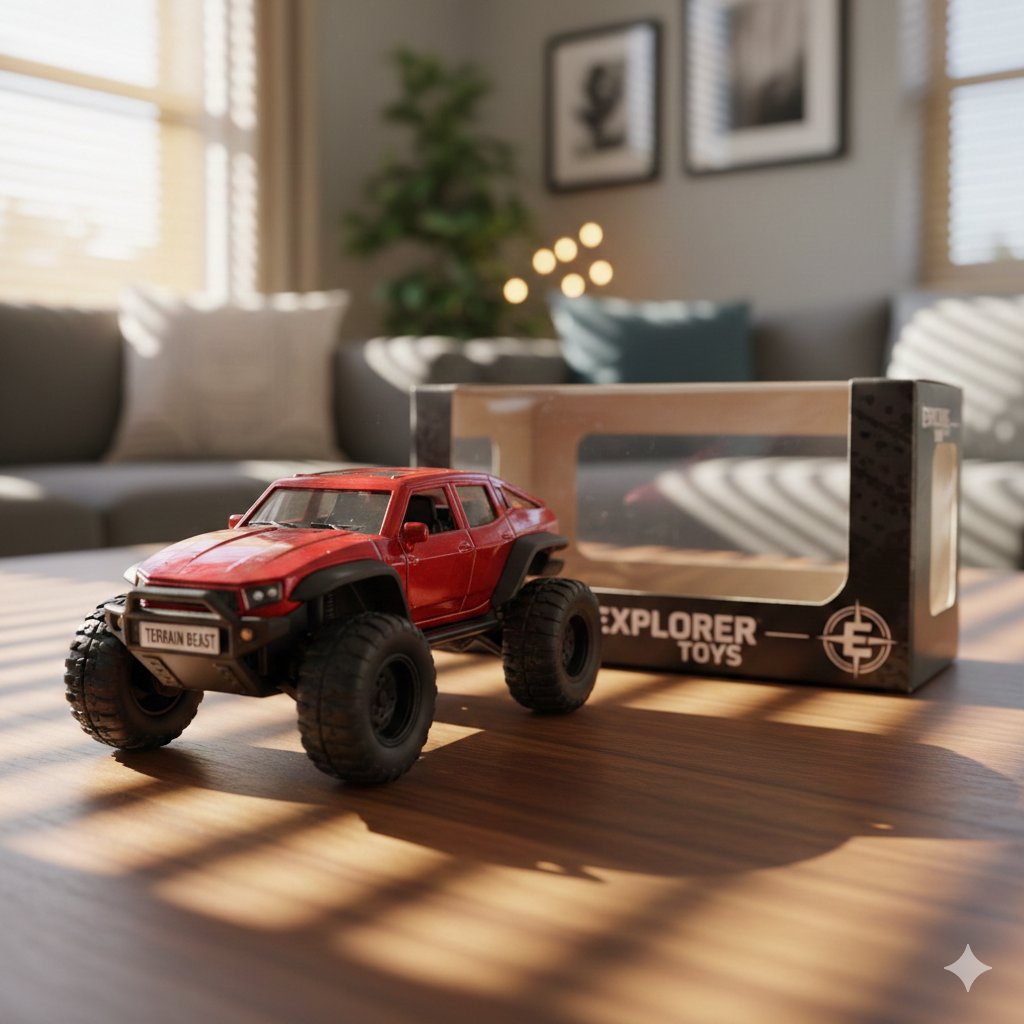 E-commerce Main Image - Diecast Toy Model Generation Prompt — output 1
