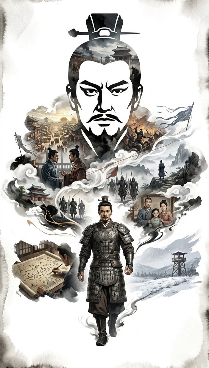 Ink-Wash Cinematic Montage Poster — output 1