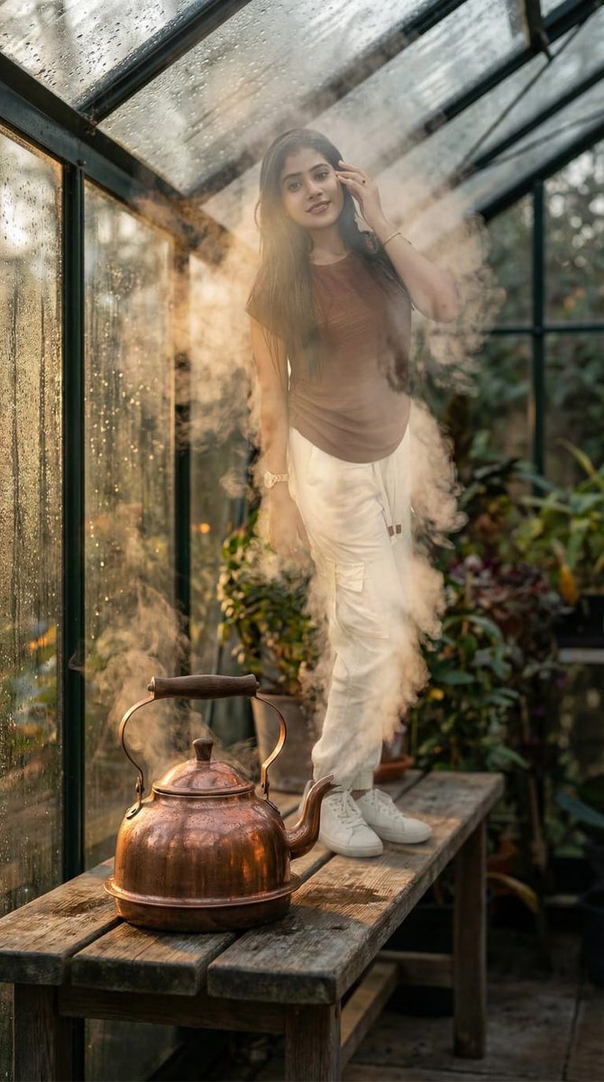 Hyper-Realistic Steam Figure of a Person — output 1