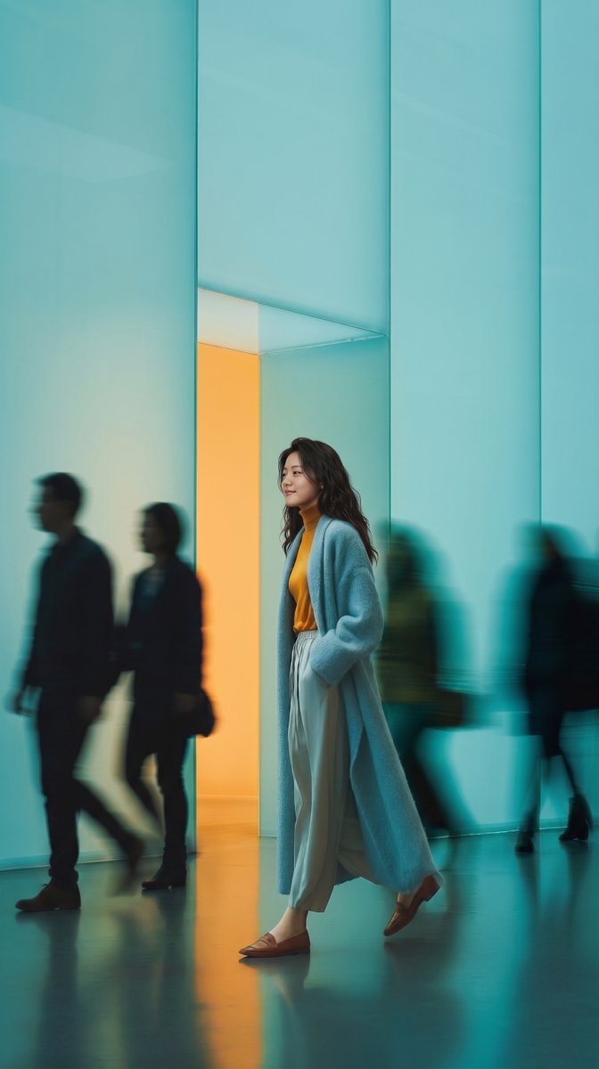 Product Marketing - Modern Hallway Fashion Photography — output 1