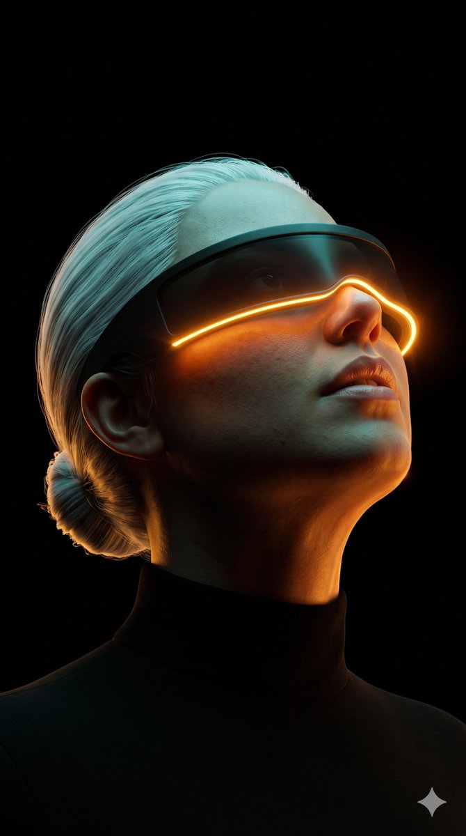Game Asset - Cyberpunk Futuristic Visor Portrait — output 1