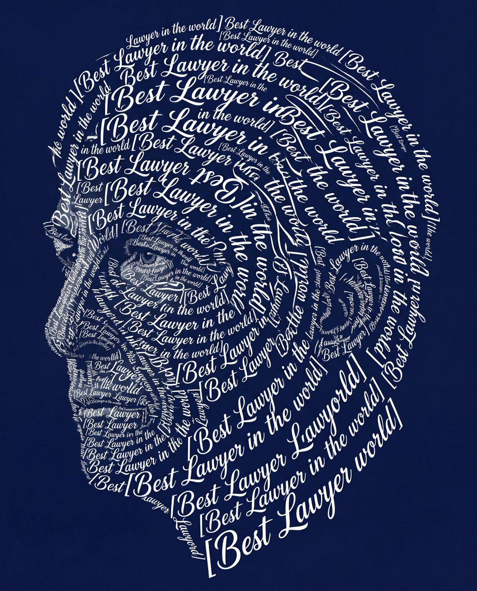 Profile / Avatar - Typographic Art Portrait — output 1