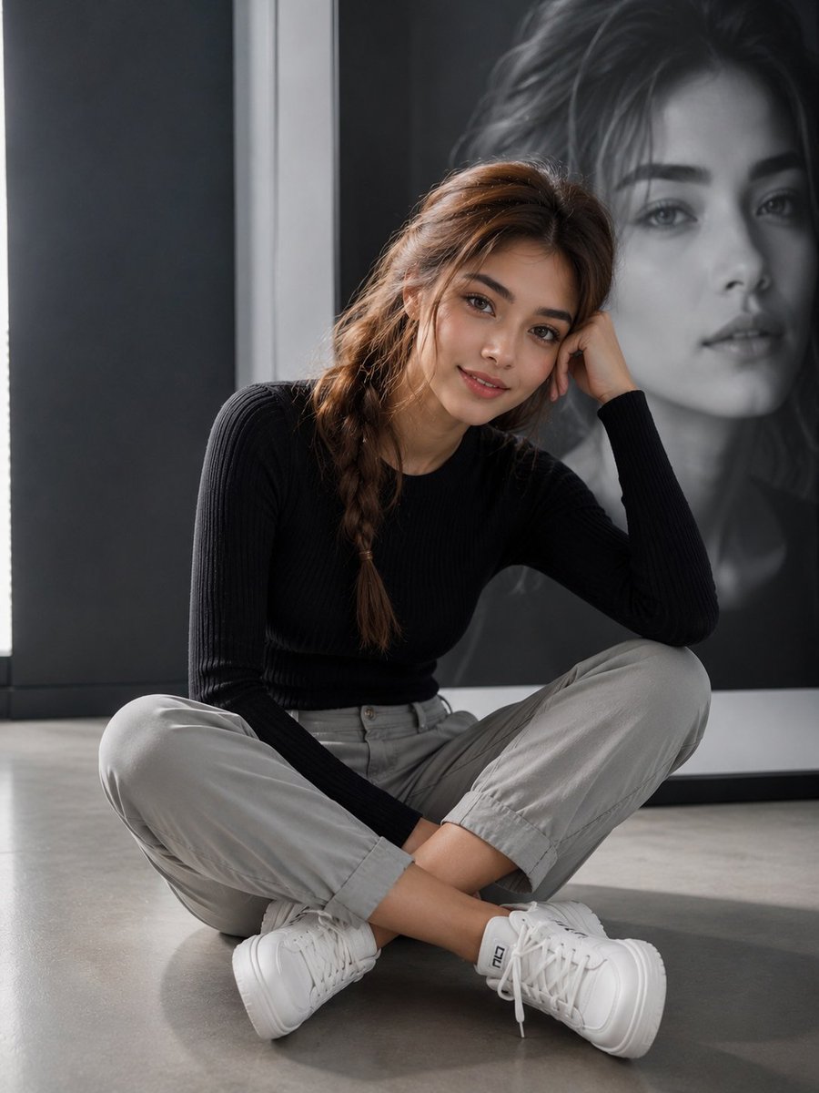 Product Marketing - Minimalist Studio Lifestyle Portrait — output 1