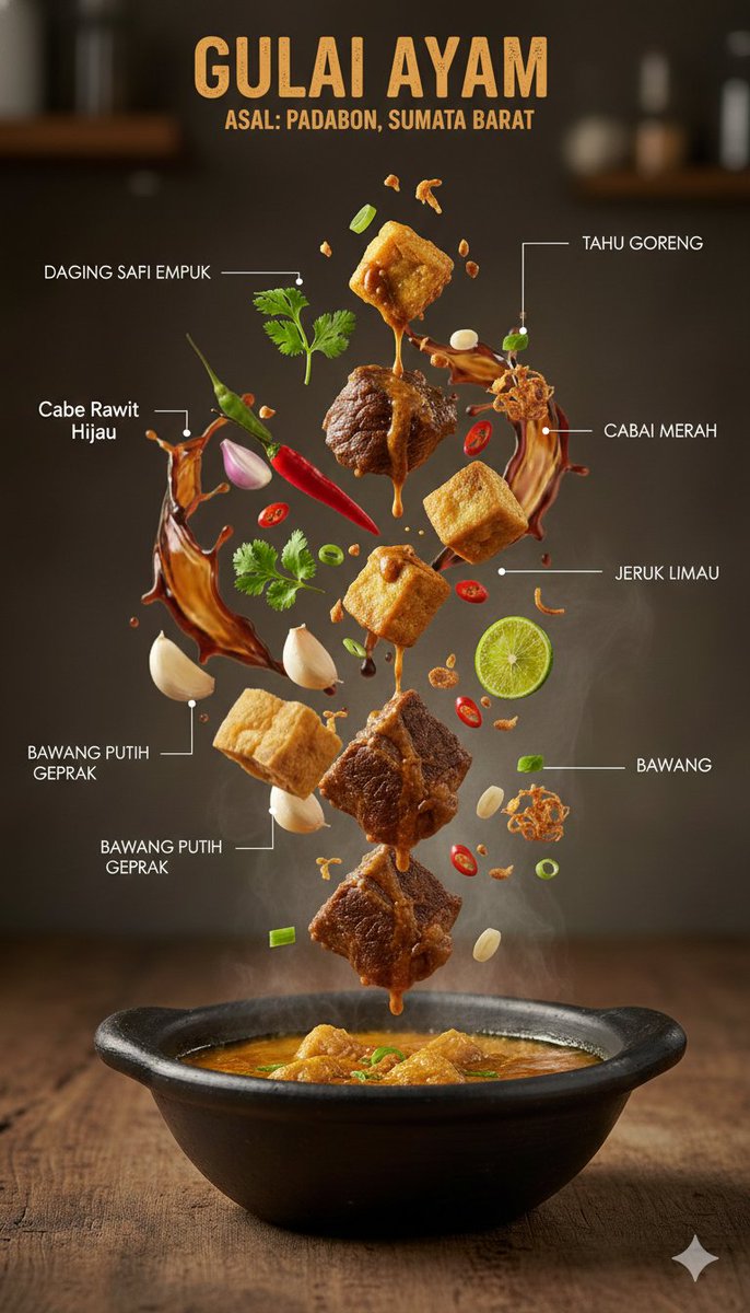 Infographic / Edu Visual - Ultra-Realistic Indonesian Culinary Infographic — output 1