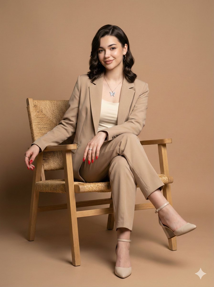 Professional Studio Portrait Generation Template — output 1