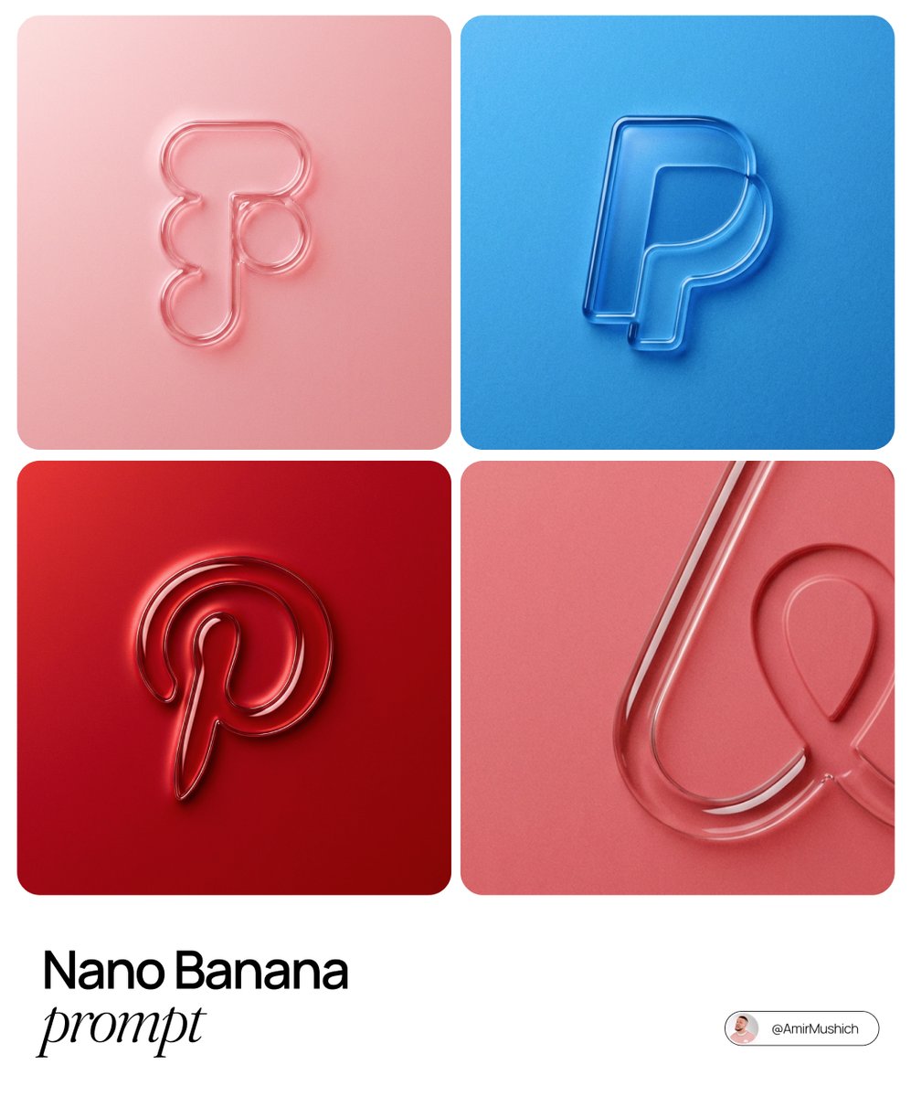 3D embossed brand logo on monochrome background — output 1