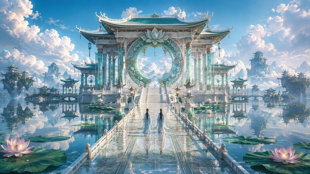 Comic / Storyboard - Celestial Jade Palace Lake — output 1