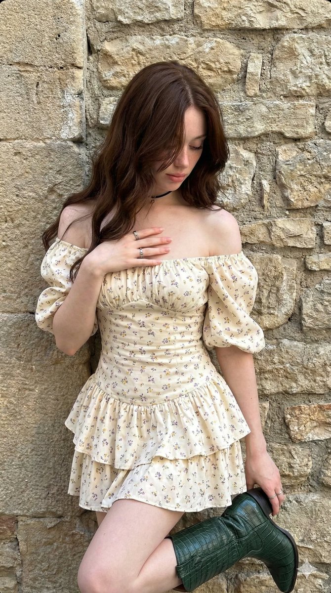 Bohemian Cottagecore Portrait with Dark Grunge Undertones — output 1