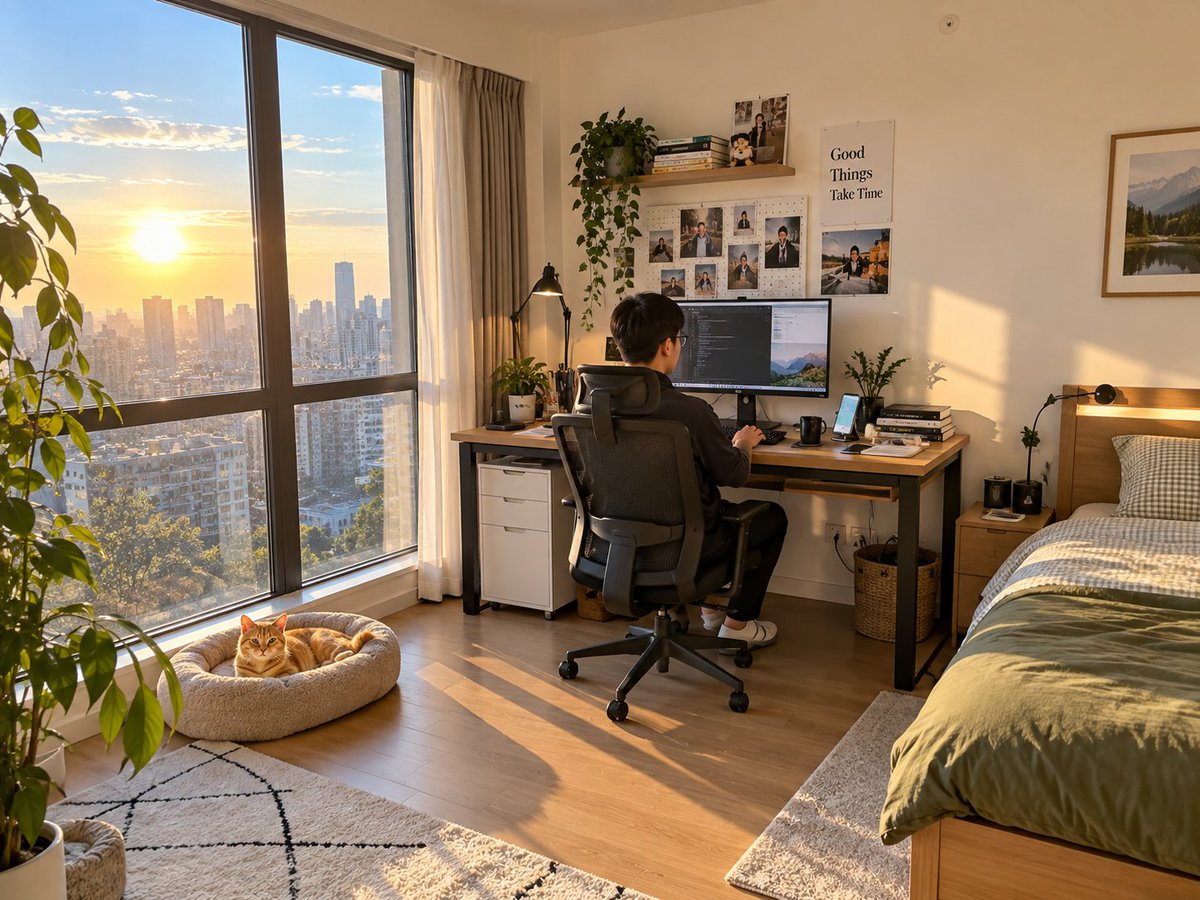 E-commerce Main Image - Realistic Room Promotion Render from Sketch — output 1