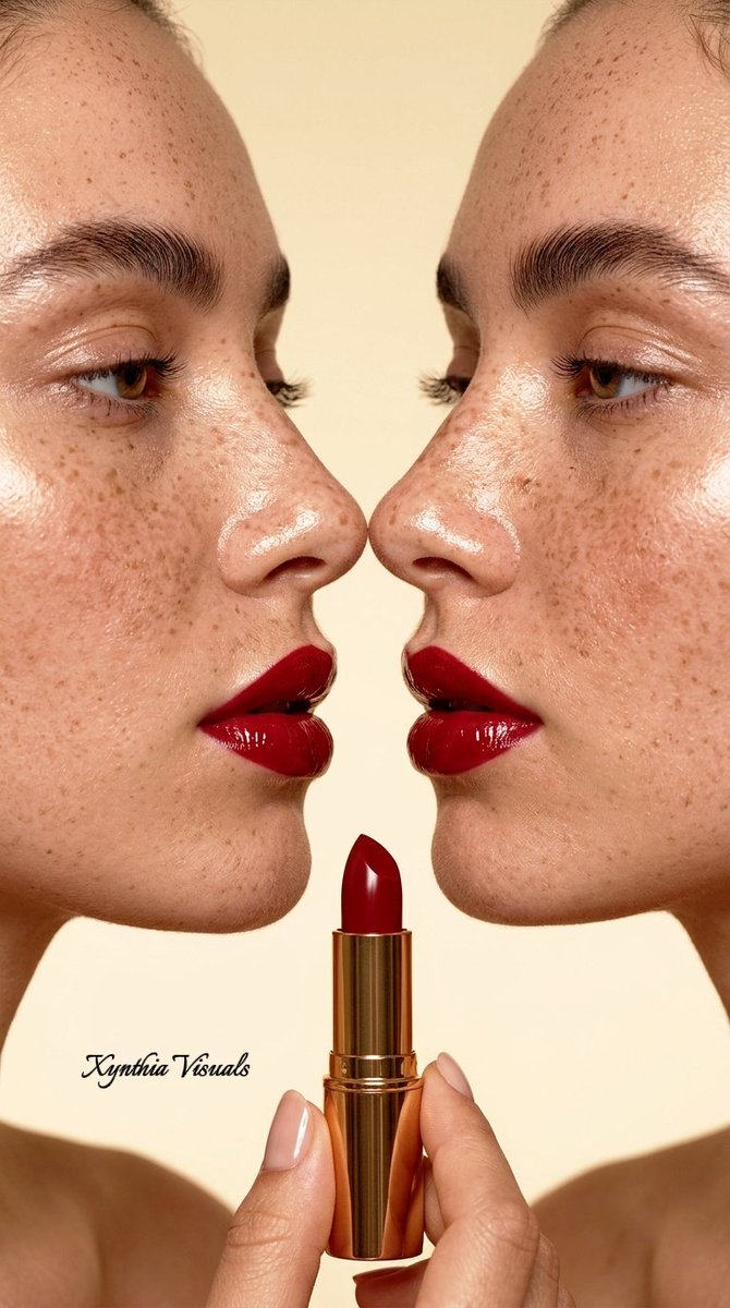 E-commerce Main Image - Macro Beauty Photography Portrait — output 1