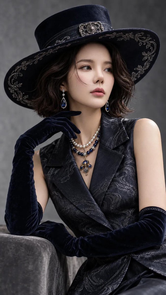 Product Marketing - Luxury East Asian Fashion Portrait — output 1
