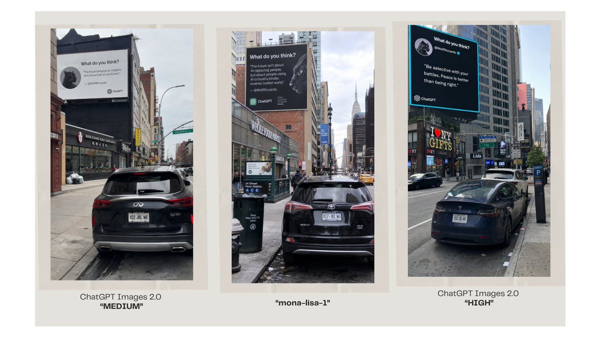 Product Marketing - Three-Panel AI Billboard Comparison — output 1