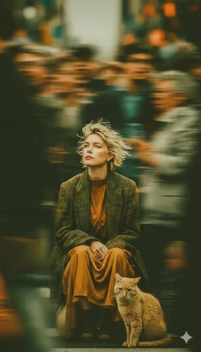 Long-Exposure Cinematic Street Photography Portrait — output 1