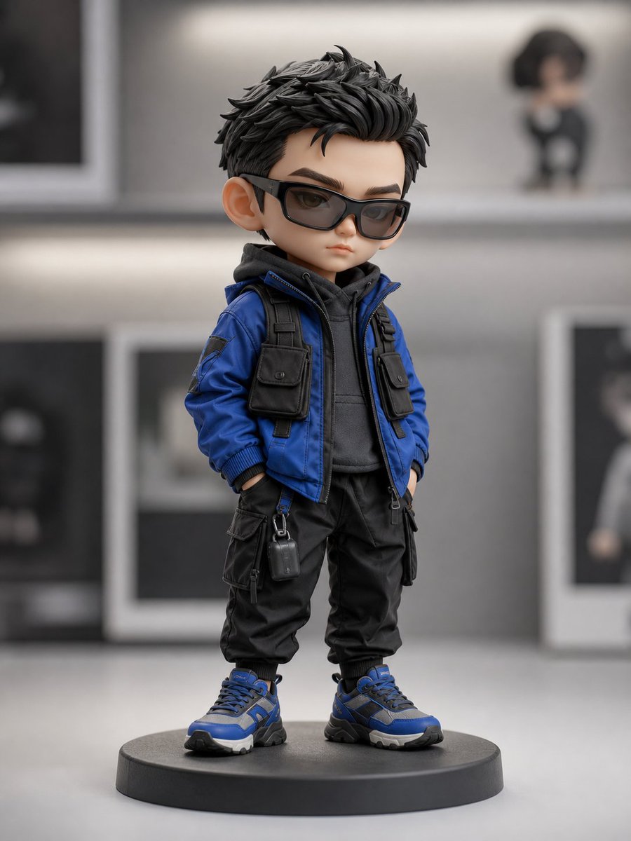 E-commerce Main Image - Chibi Streetwear Collectible Toy — output 1