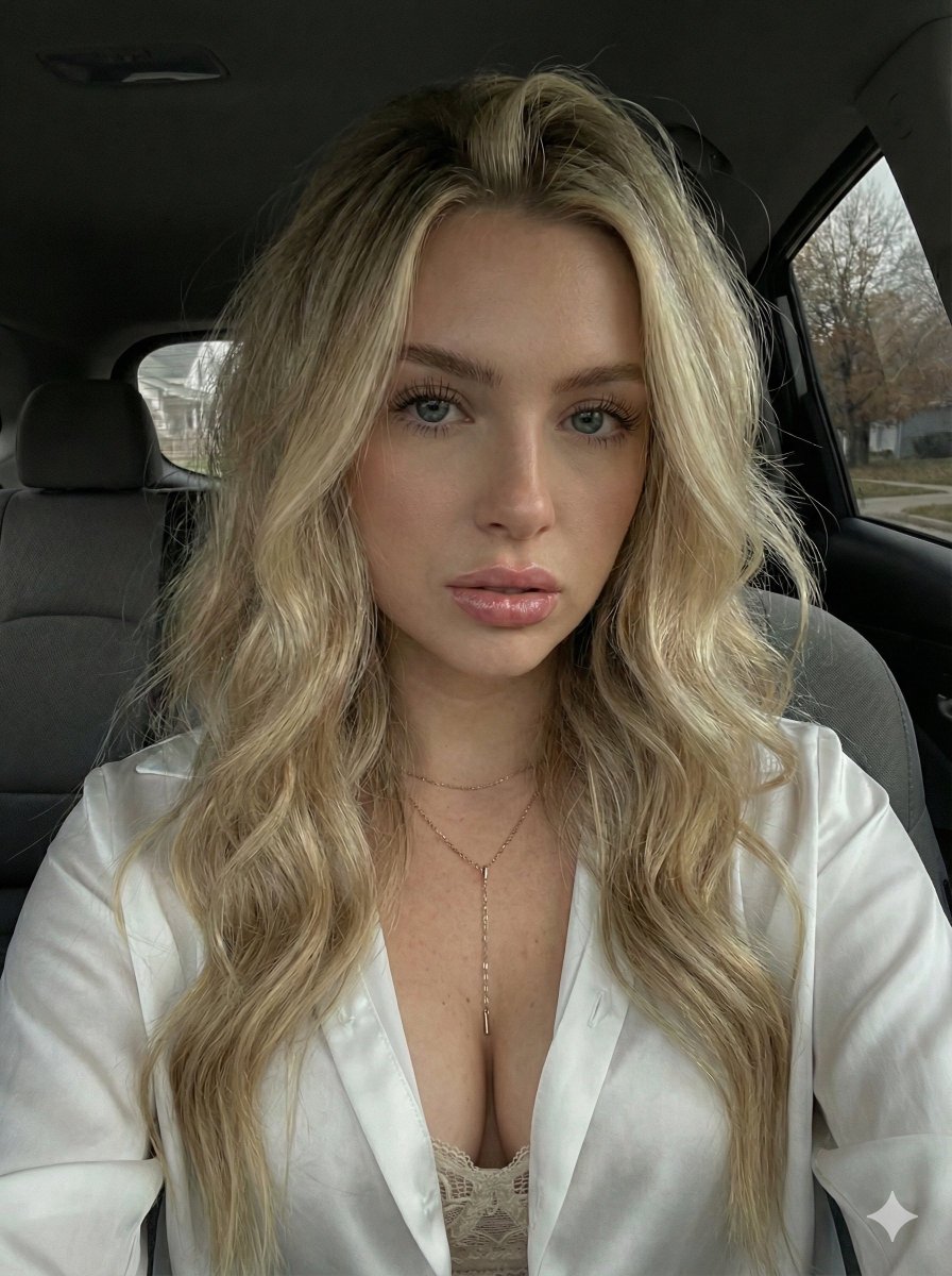 Candid Car Selfie Portrait Prompt with Technical Specs — output 1