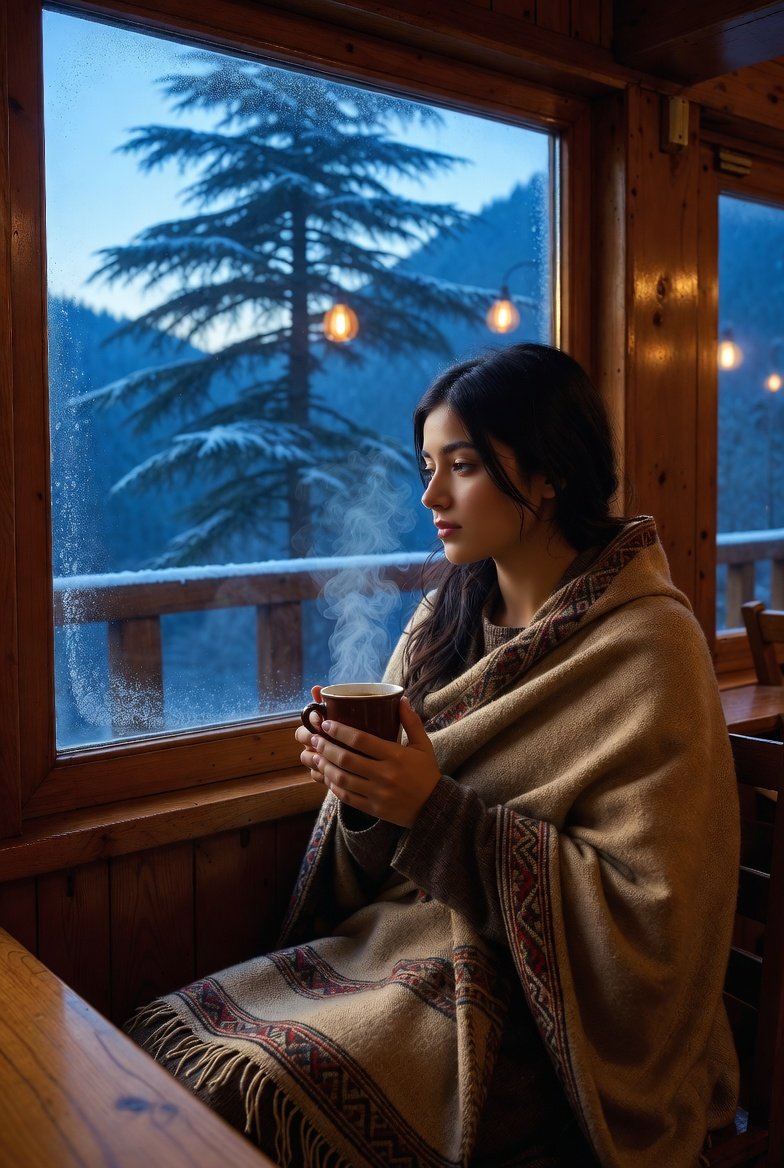 Cozy Winter Cafe Scene in Shimla (Duplicate) — output 1