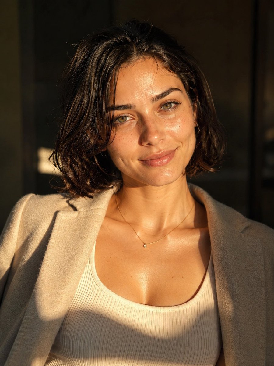 Profile / Avatar - Golden Hour Woman Portrait — output 1