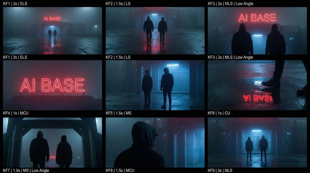 Cinematic Sci-Fi Storyboard Prompt for Nano Banana Pro — output 1
