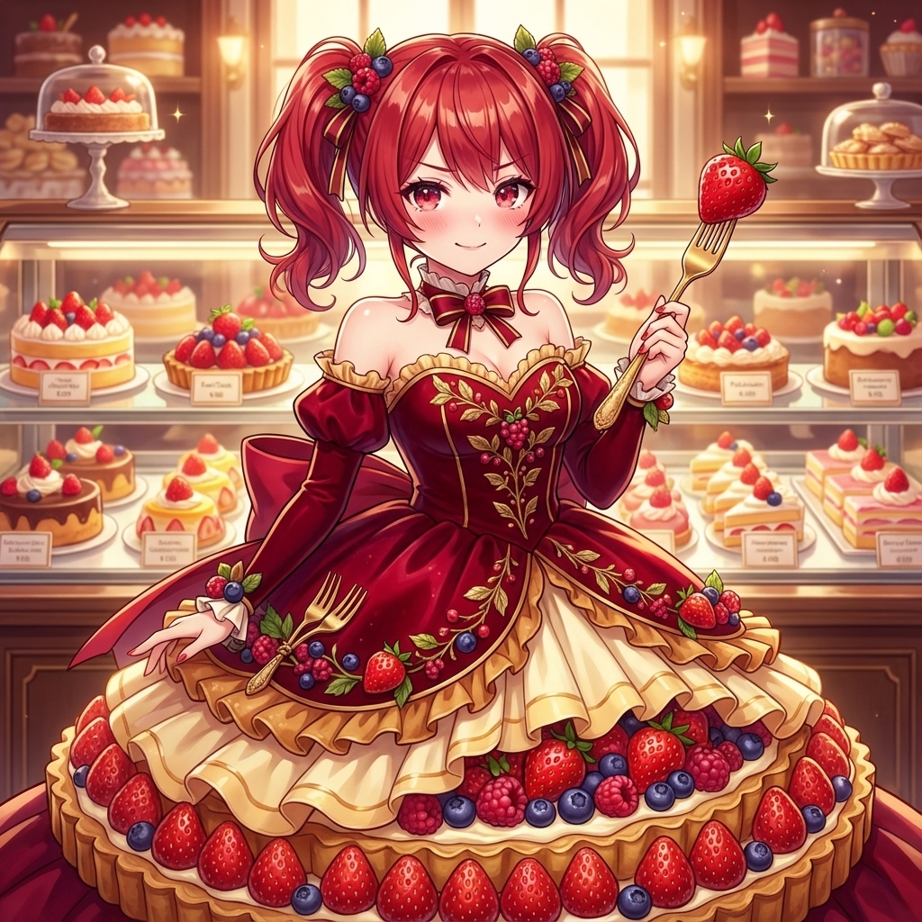 YouTube Thumbnail - Image Conversion to Berry Tart Dress Style โ output 1