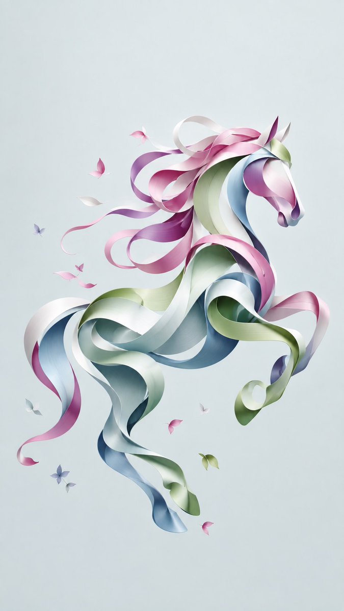 Product Marketing - Elegant Abstract Ribbon Illustration Prompt — output 1