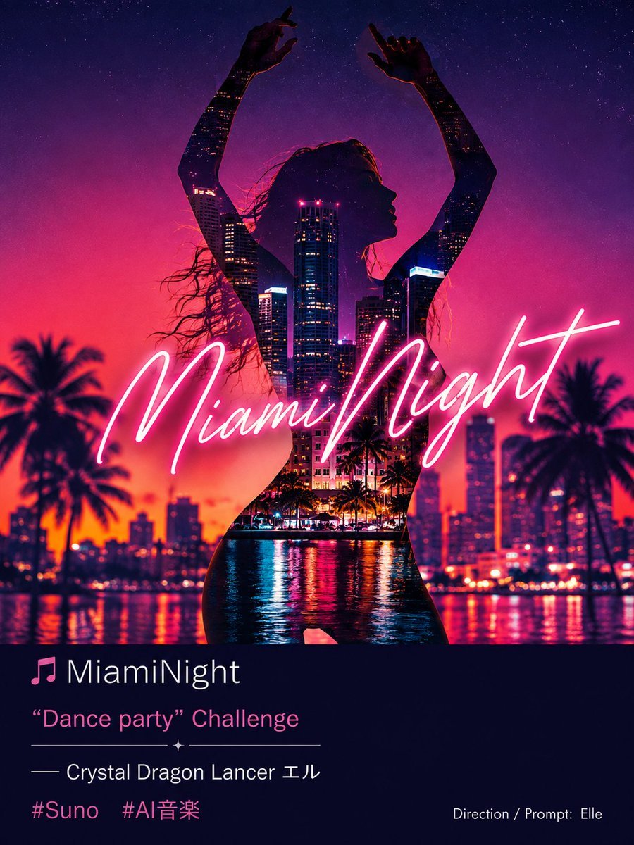 YouTube Thumbnail - Miami Night Dance Cover — output 1