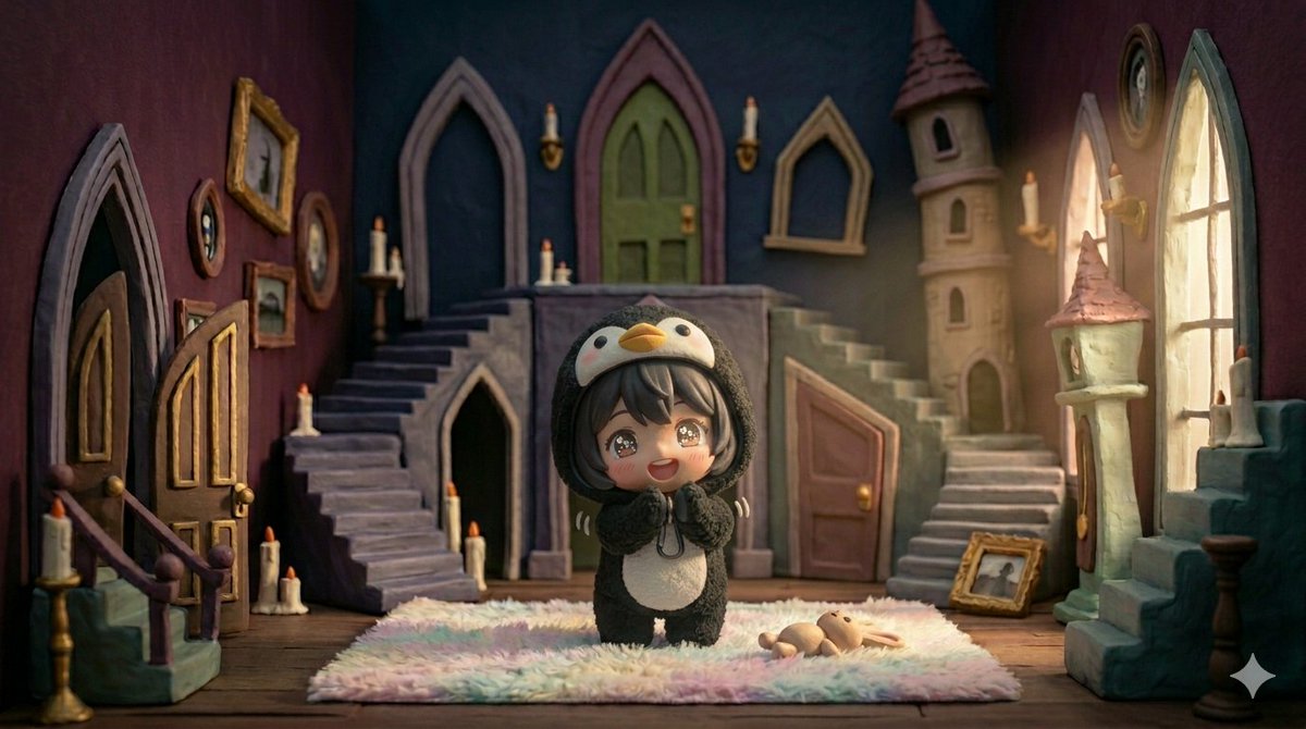 Game Asset - 3D Tiny Anime Girl 'Gugu' Sequence — output 1