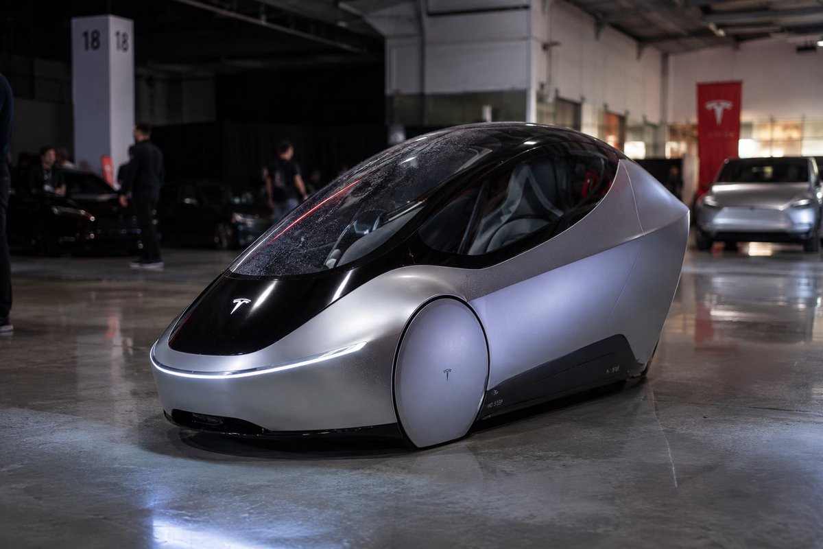 Product Marketing - Photorealistic Tesla Autonomous Prototype — output 1