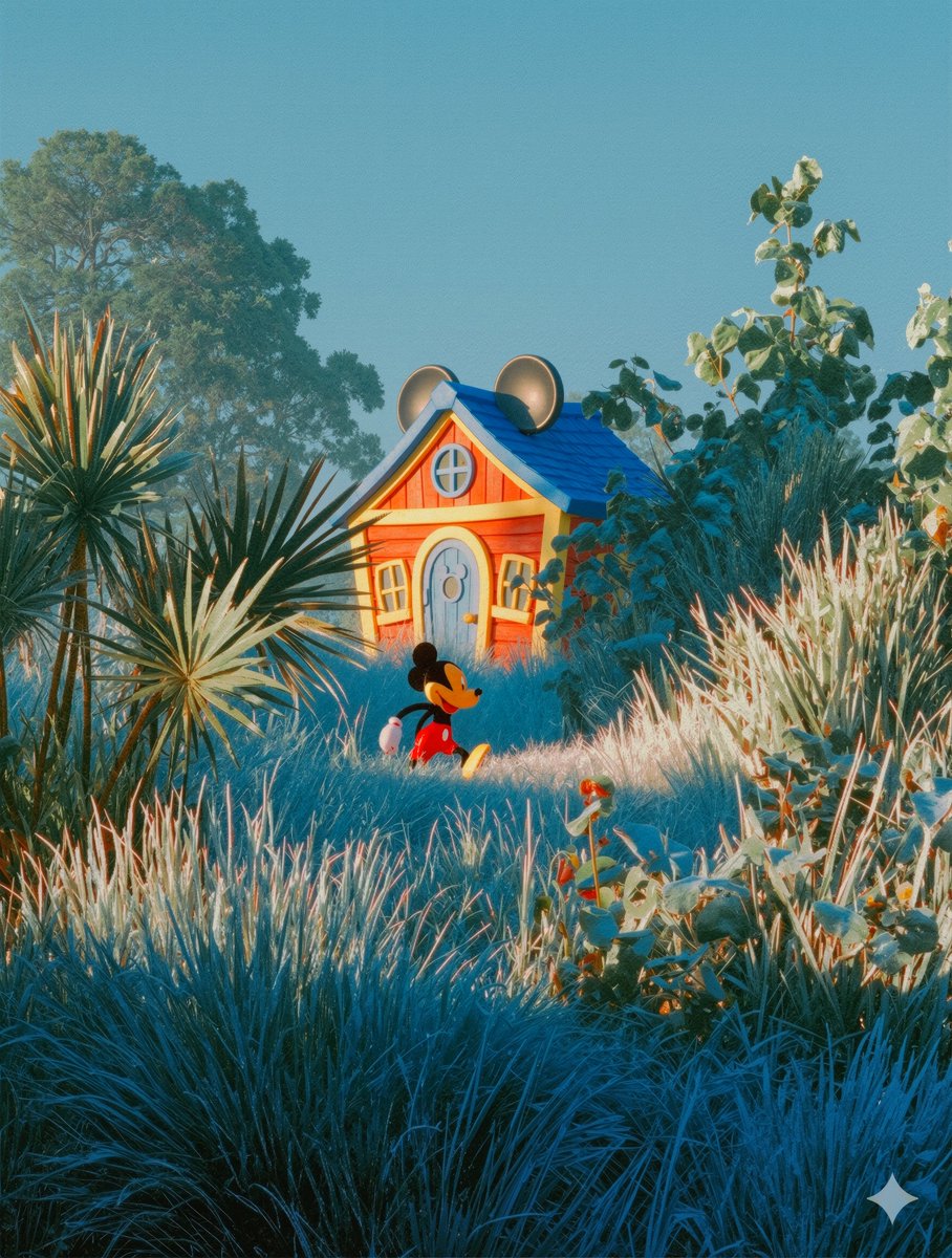 Image Editing Prompt: Add Playhouse Behind Character — output 1