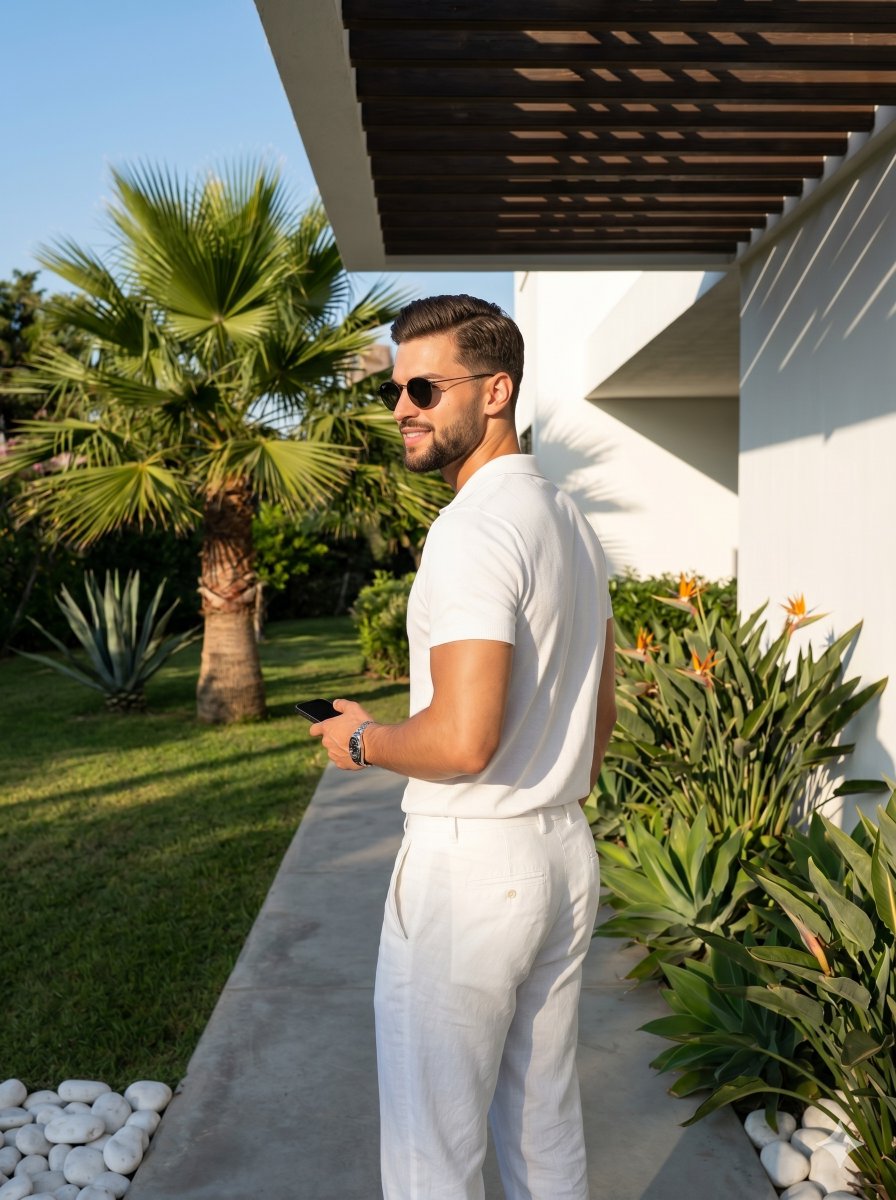 Profile / Avatar - Mediterranean Vacation Portrait — output 1