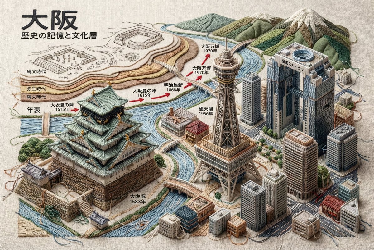 Infographic / Edu Visual - Embroidered 3D Isometric Cityscape Textile Art — output 1