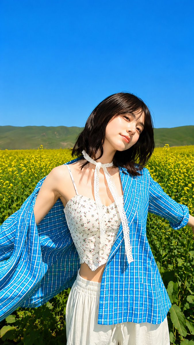 Product Marketing - Rapeseed Field Editorial Fashion Photography — output 1