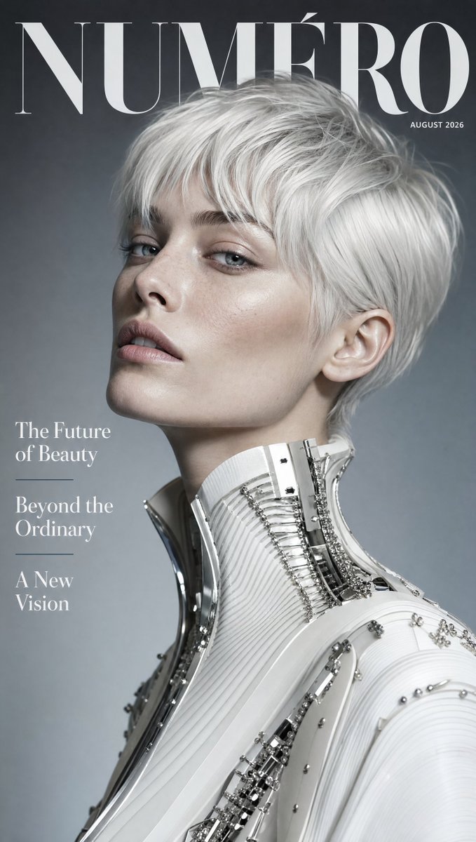 Product Marketing - Futuristic Numero Magazine Cover — output 1